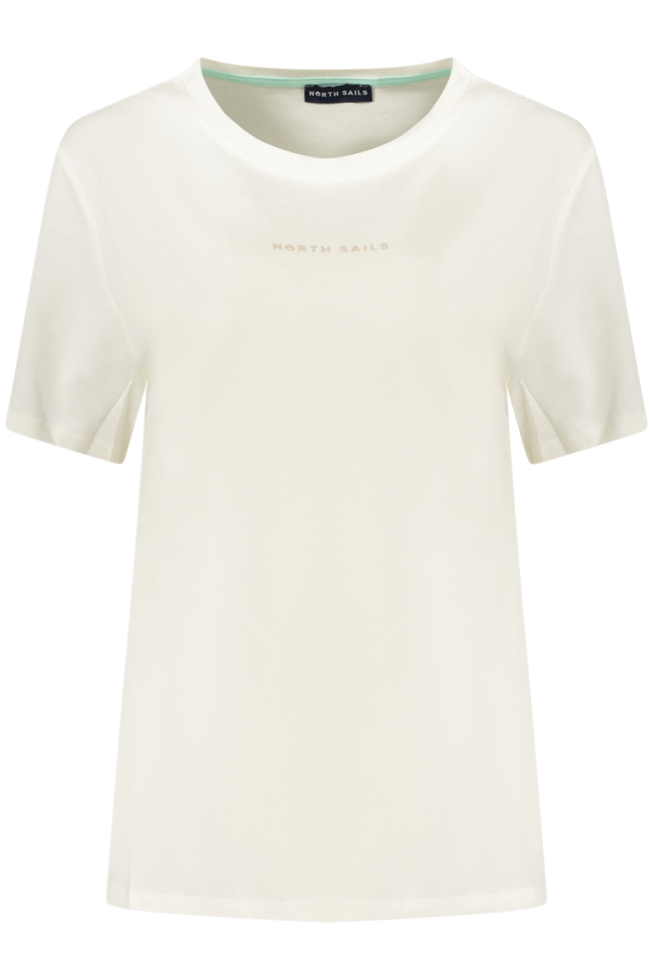 NORTH SAILS DAMEN-T-SHIRT MIT KURZEN ÄRMELN, WEISS