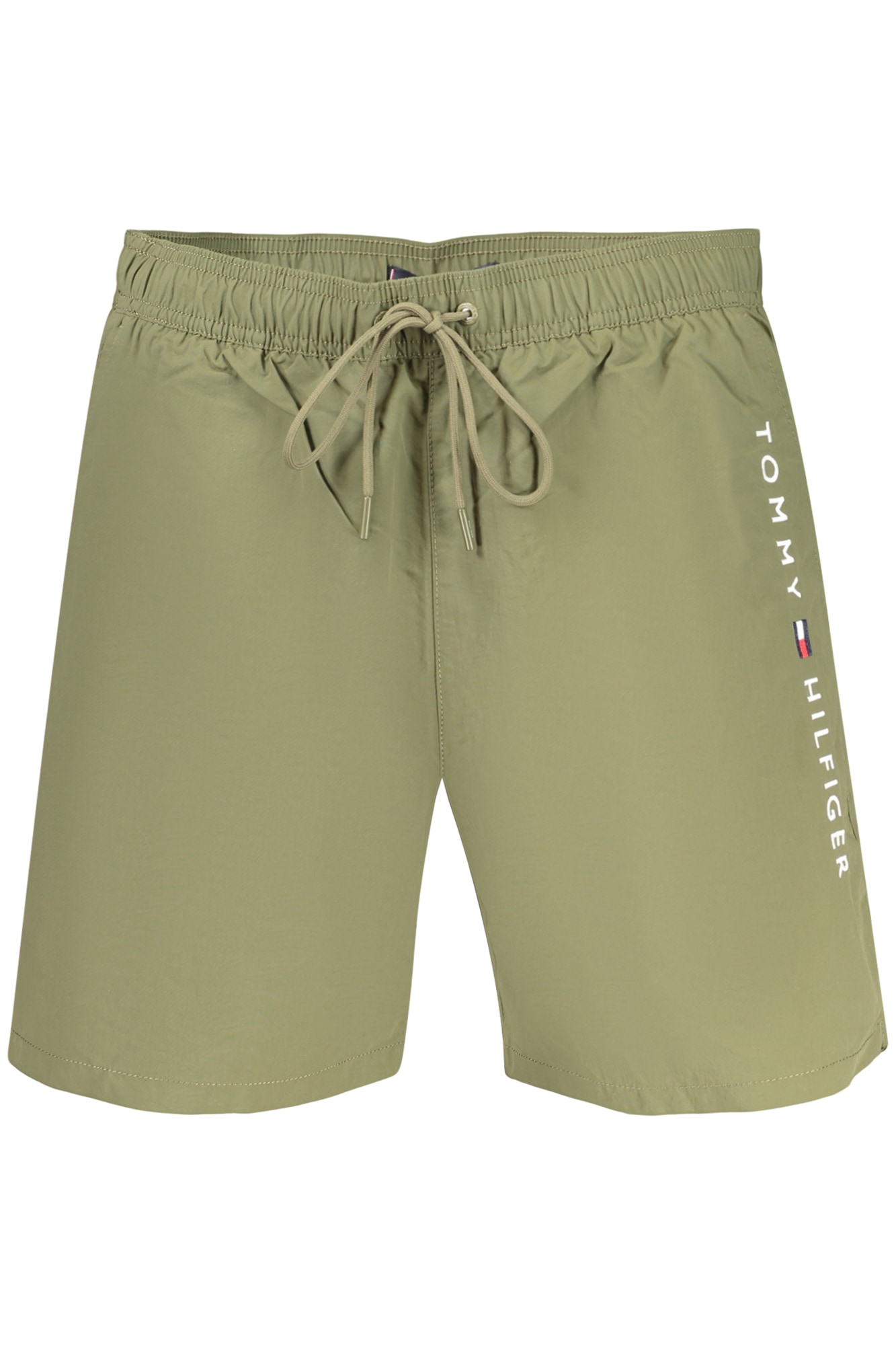 TOMMY HILFIGER Herren-Badeanzug mit grünem Unterteil
