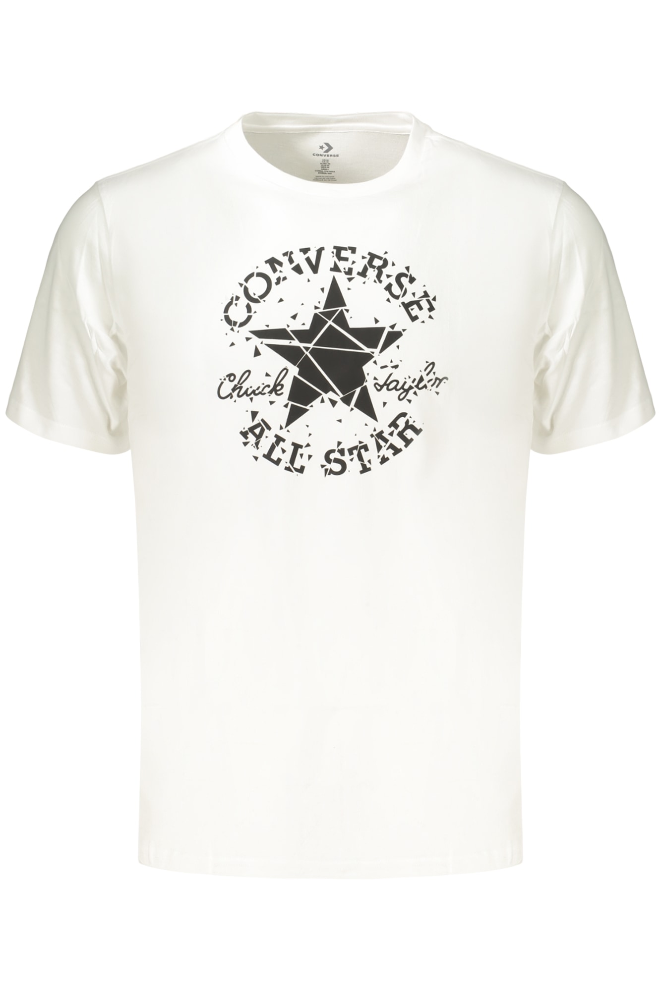 Converse Herren Kurzarm-T-Shirt, Weiß