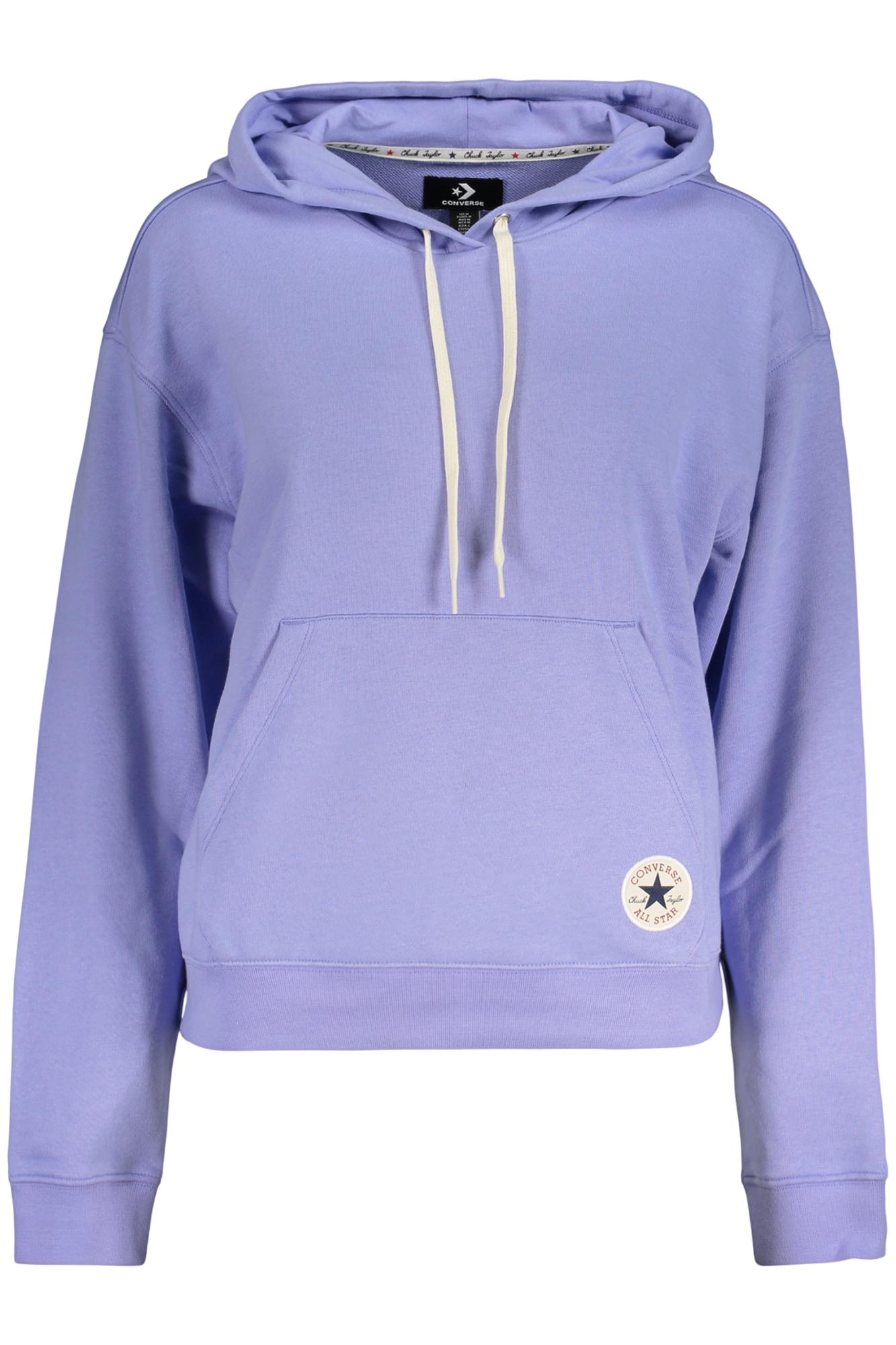 Converse Damen-Kapuzenjacke mit Reißverschluss, Lila
