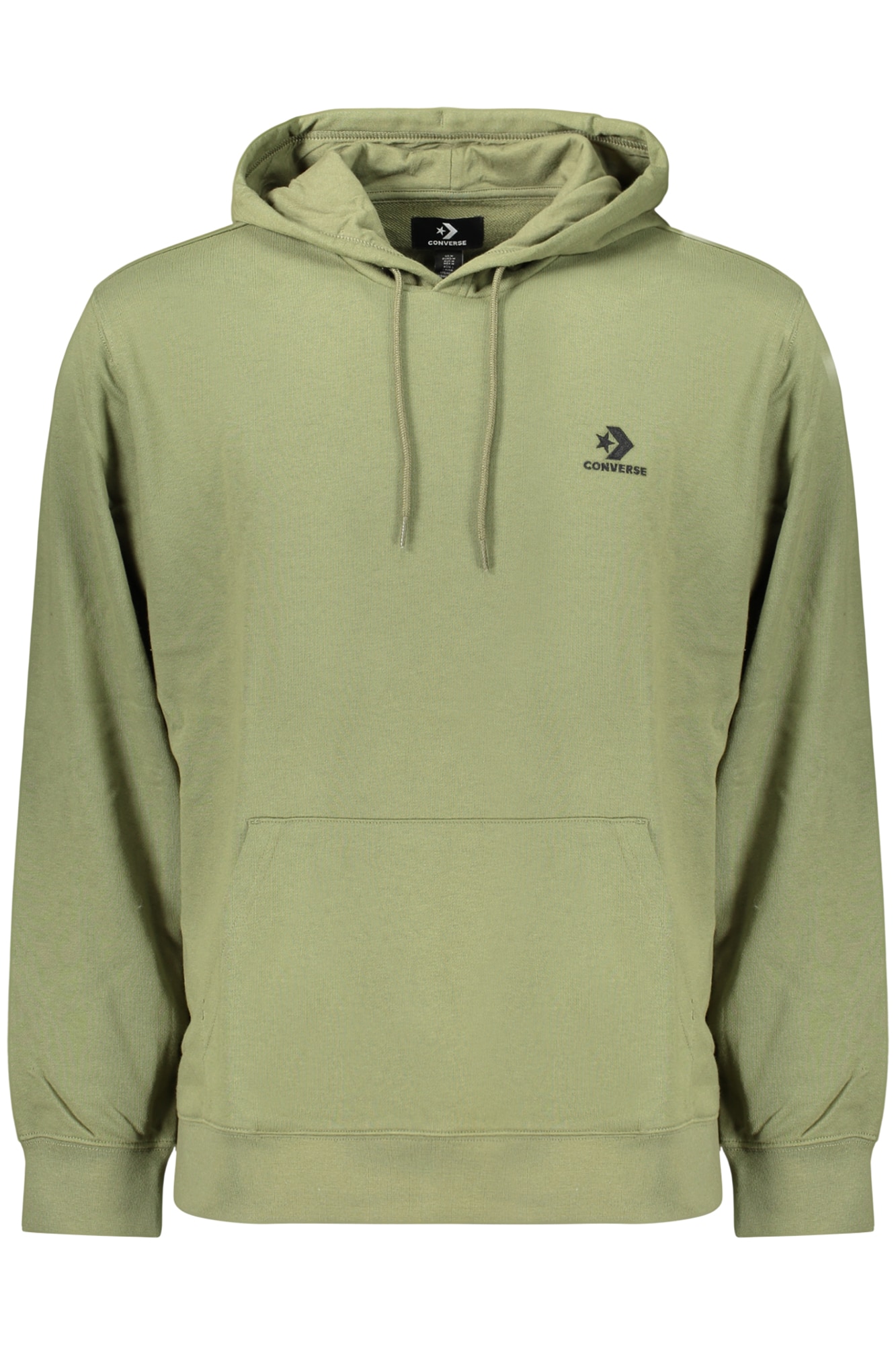 CONVERSE Herren-Sweatshirt mit Reißverschluss, grün