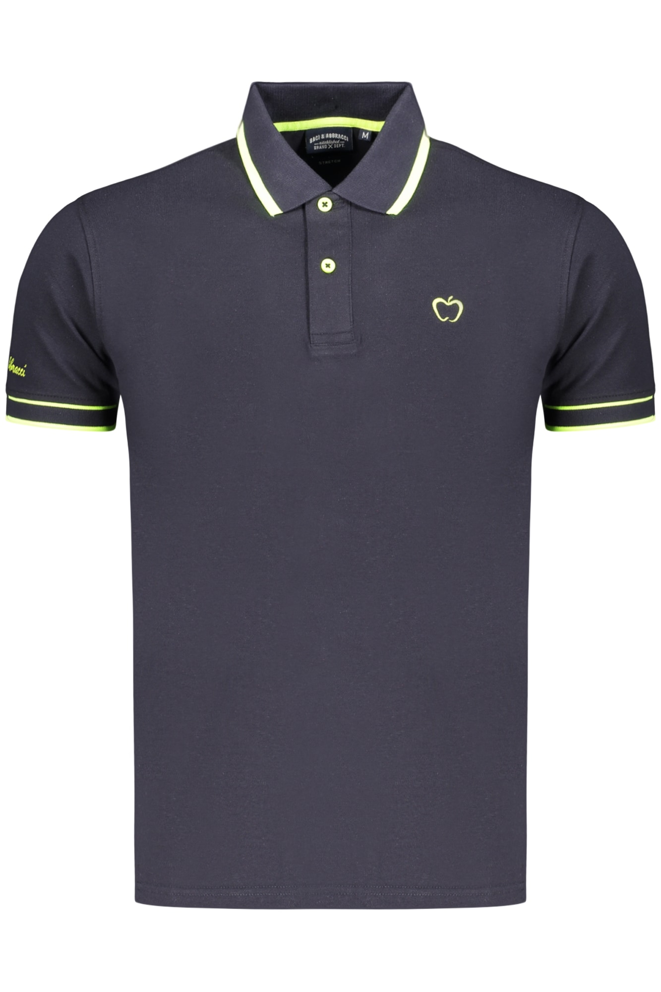Kisses & Hugs Herren-Poloshirt, blau, kurzärmelig