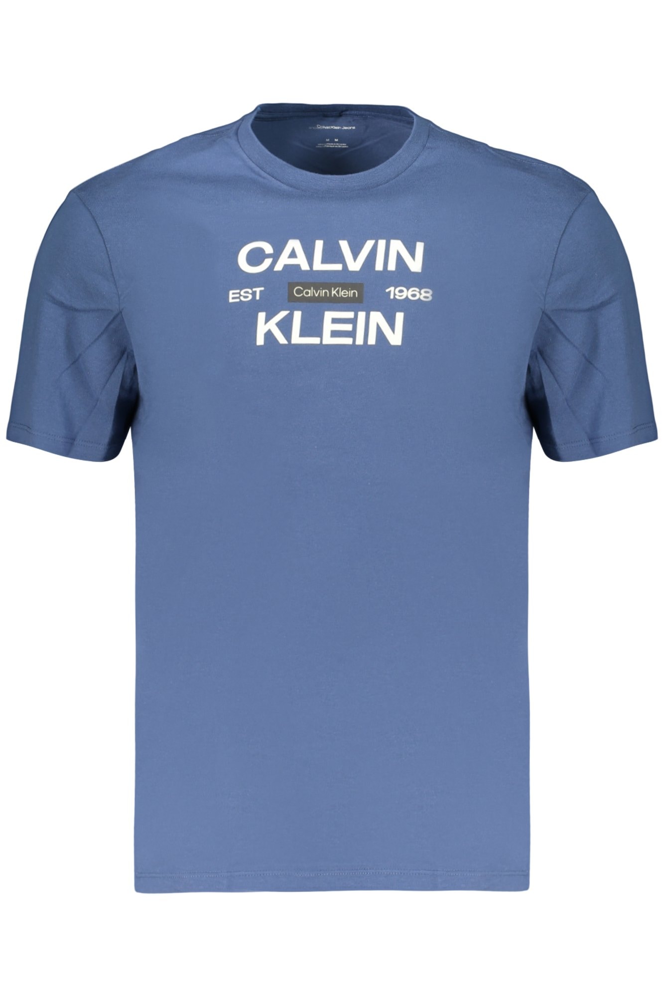 CALVIN KLEIN HERREN-T-SHIRT MIT KURZEN ÄRMELN, BLAU