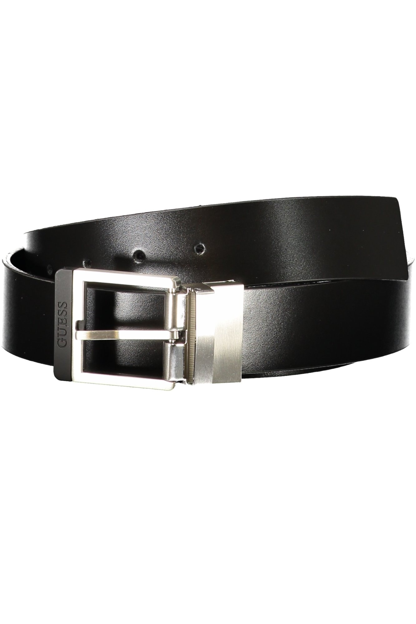 SCHWARZER LEDERGÜRTEL VON GUESS JEANS FÜR HERREN