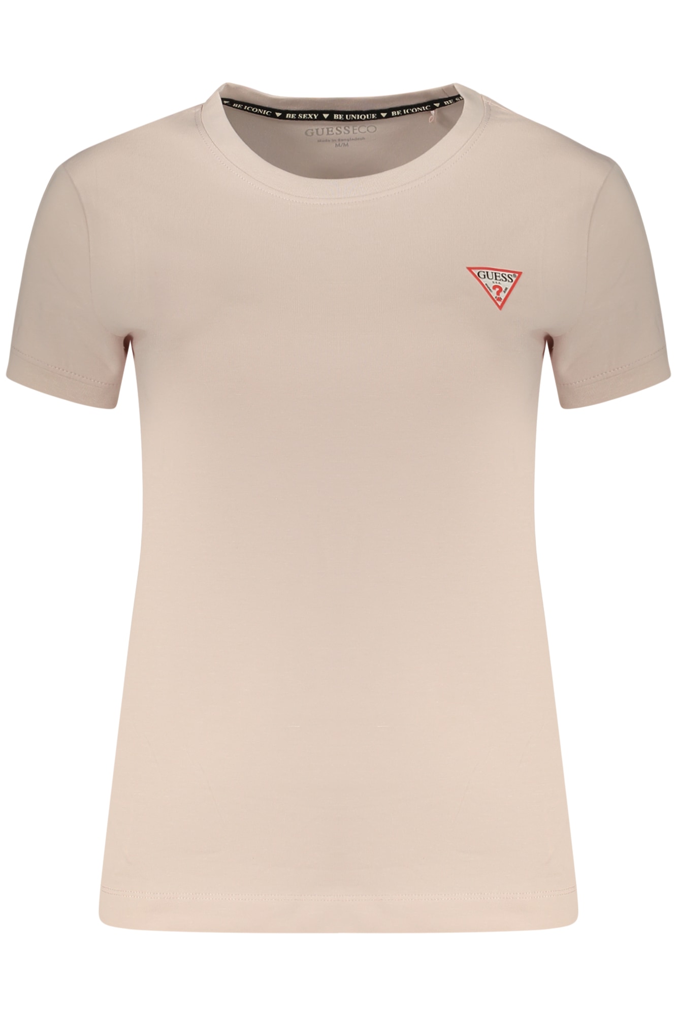 GUESS JEANS DAMEN KURZARM-T-SHIRT PINK