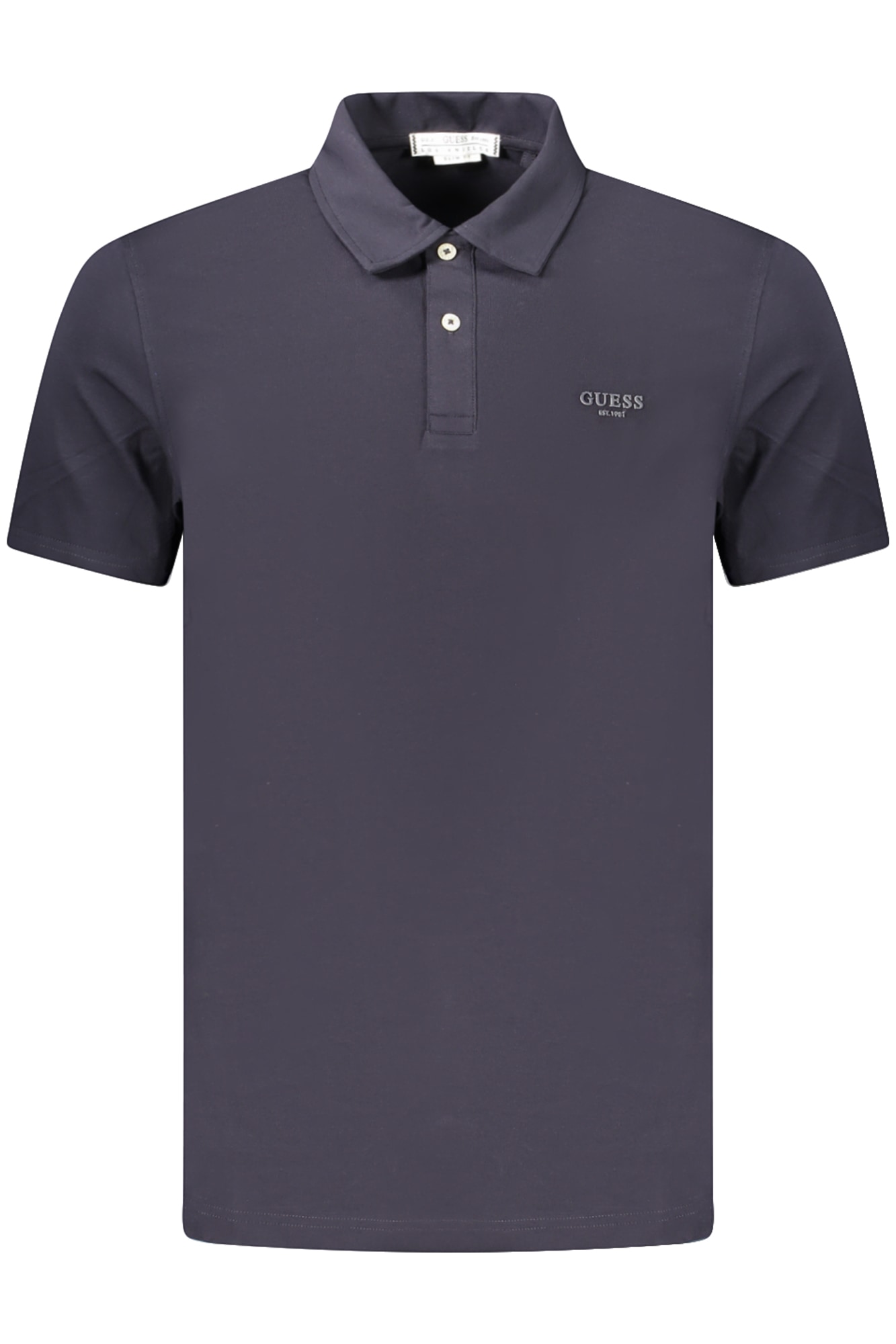 GUESS JEANS Herren-Poloshirt mit kurzen Ärmeln, blau
