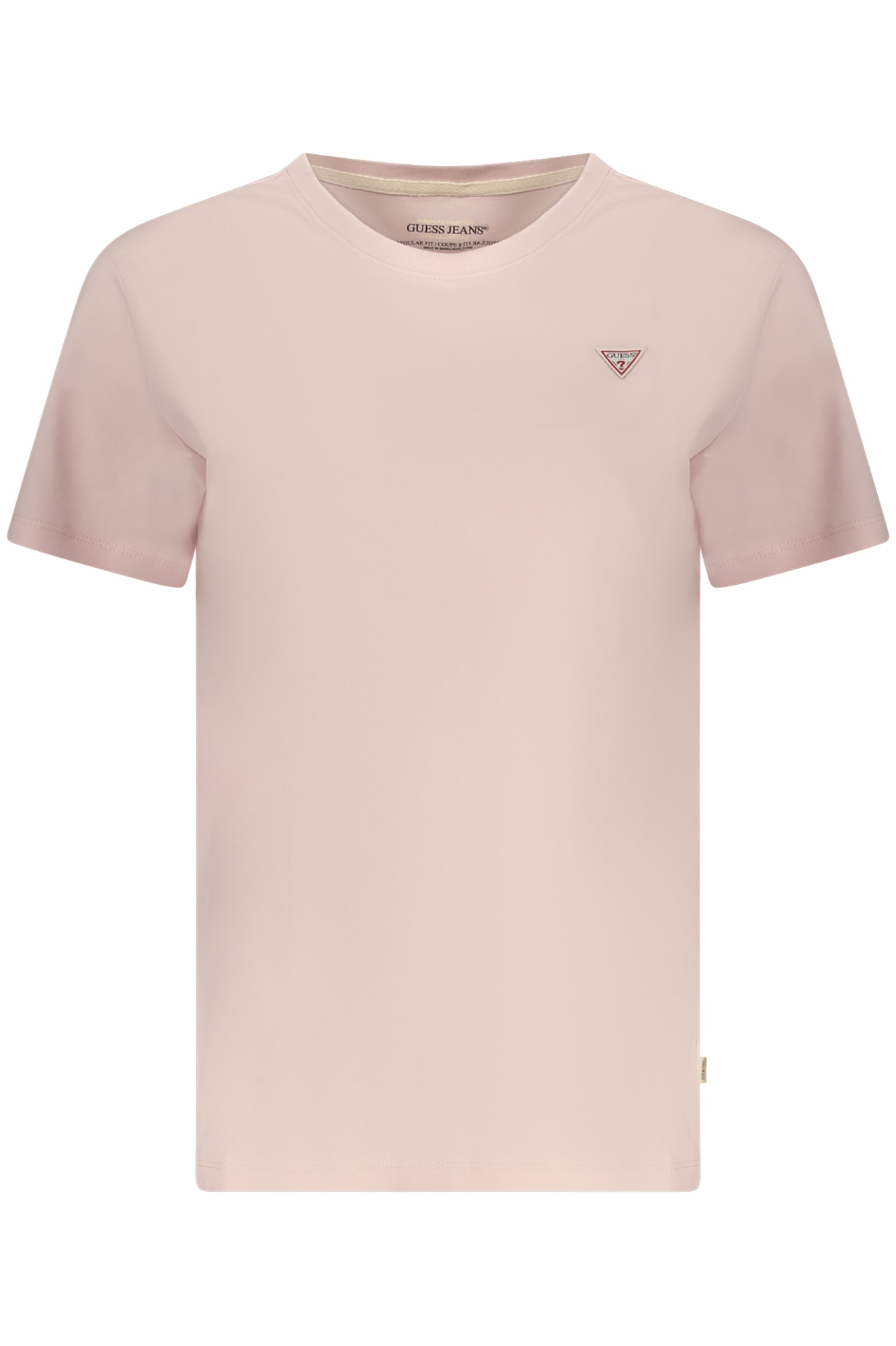 GUESS JEANS DAMEN KURZARM-T-SHIRT PINK