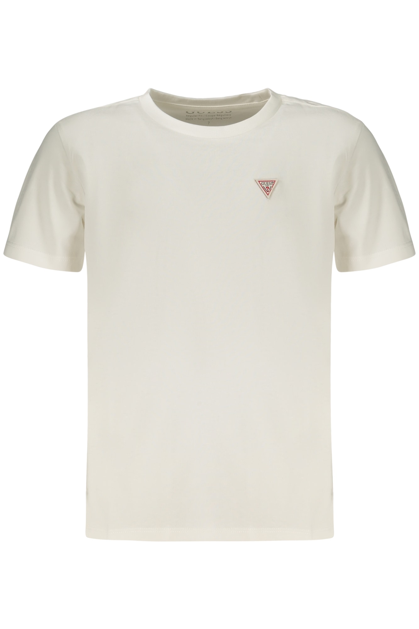 GUESS JEANS KURZARM-T-SHIRT FÜR KINDER, WEISS