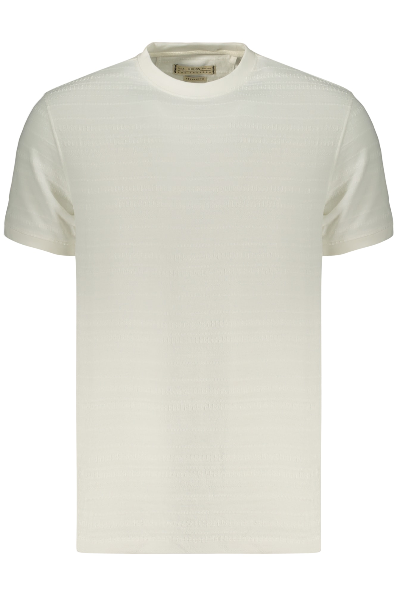 GUESS JEANS HERREN KURZARM-T-SHIRT WEISS
