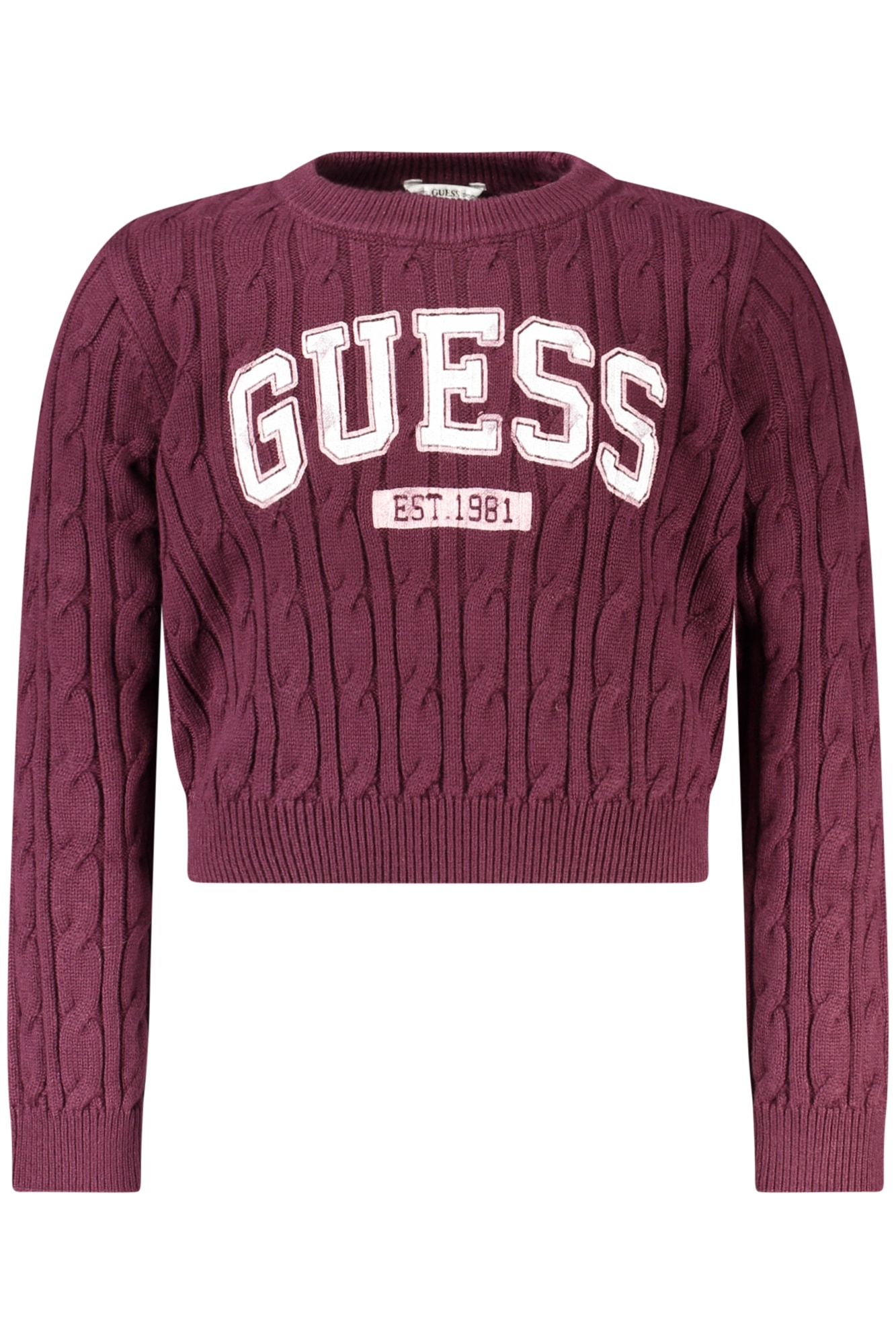 GUESS JEANS LILA PULLOVER FÜR MÄDCHEN