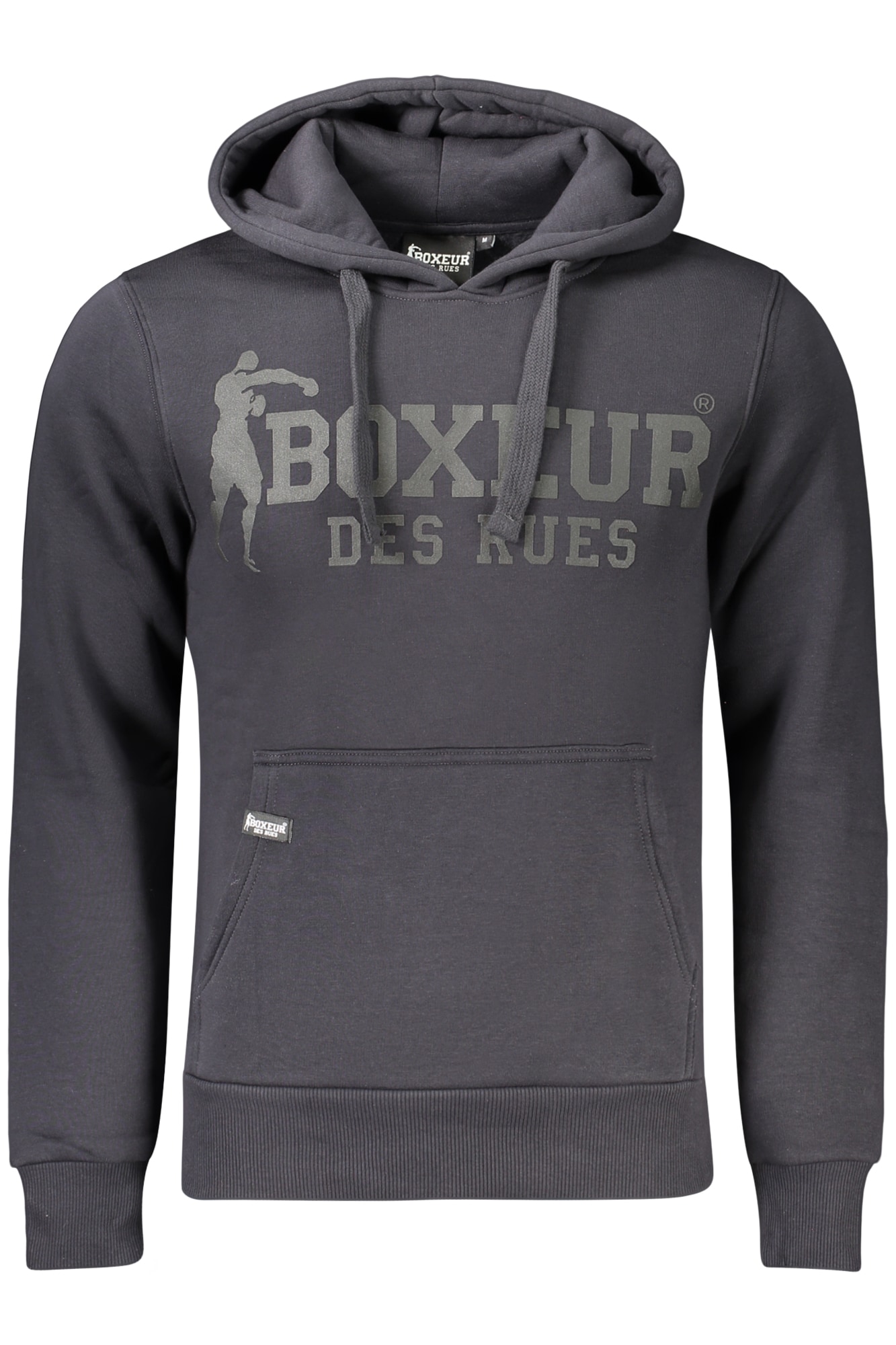 BOXEUR DES RUES HERREN-SWEATSHIRT MIT ZIP-UP, GRAU
