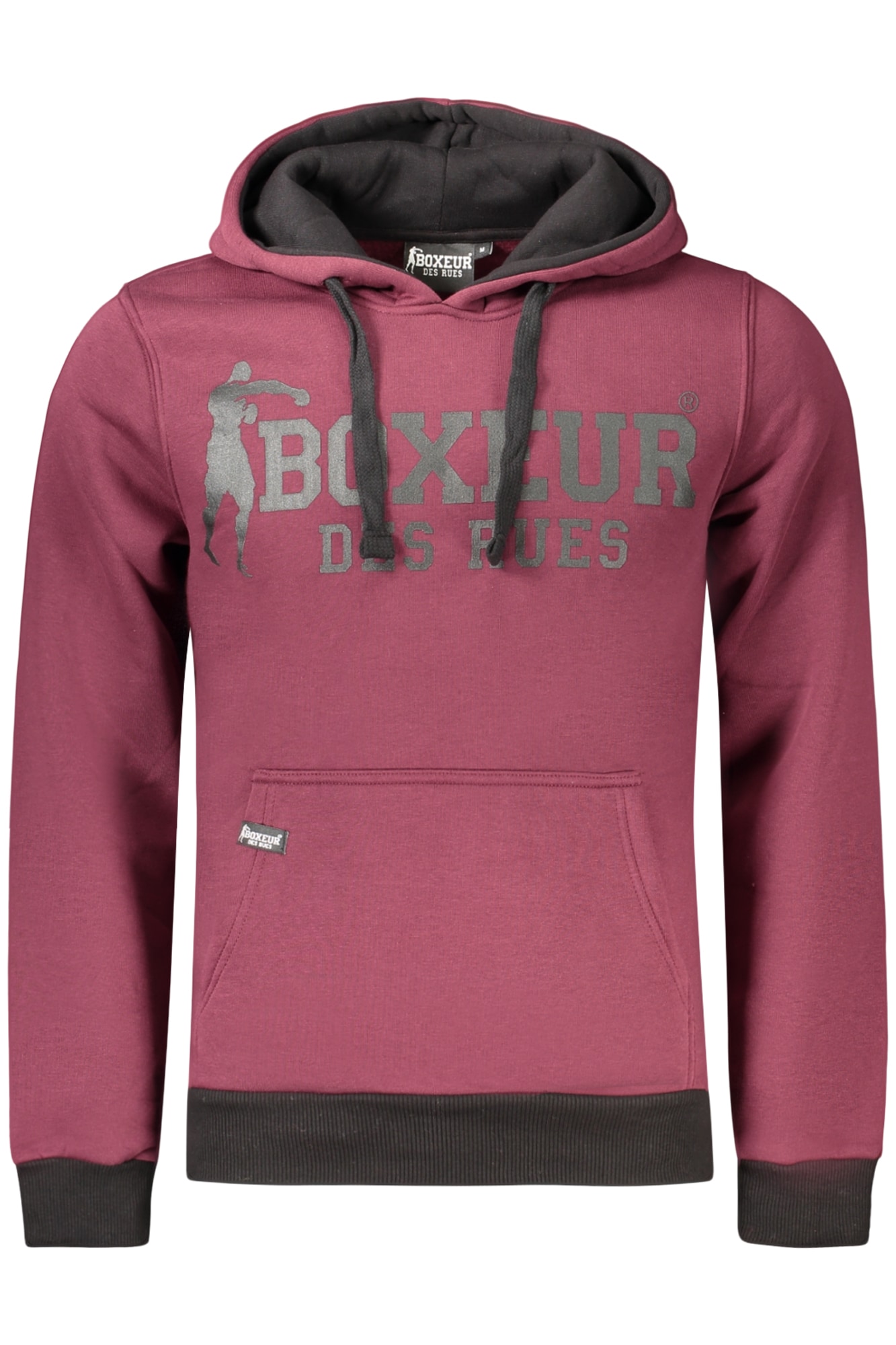 ROTES REISSVERSCHLUSS-SWEATSHIRT FÜR HERREN VON BOXEUR DES RUES