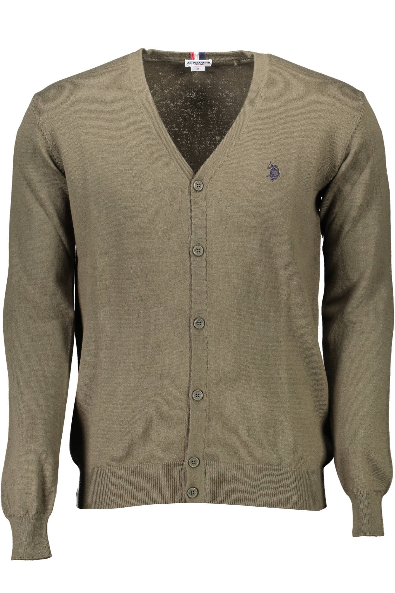 US POLO ASSN. GRÜNER HERREN-CARDIGAN