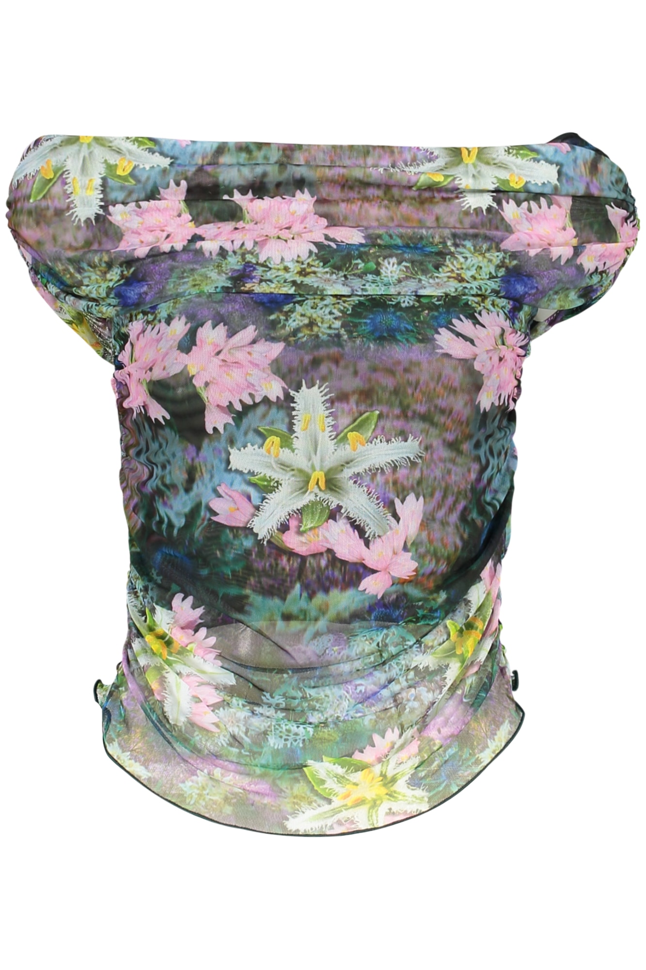 DESIGUAL DAMEN-T-SHIRT MIT KURZEN ÄRMELN, GRÜN
